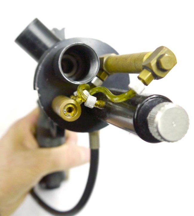 Front view of the Lapco Autospirit pneumatic block.