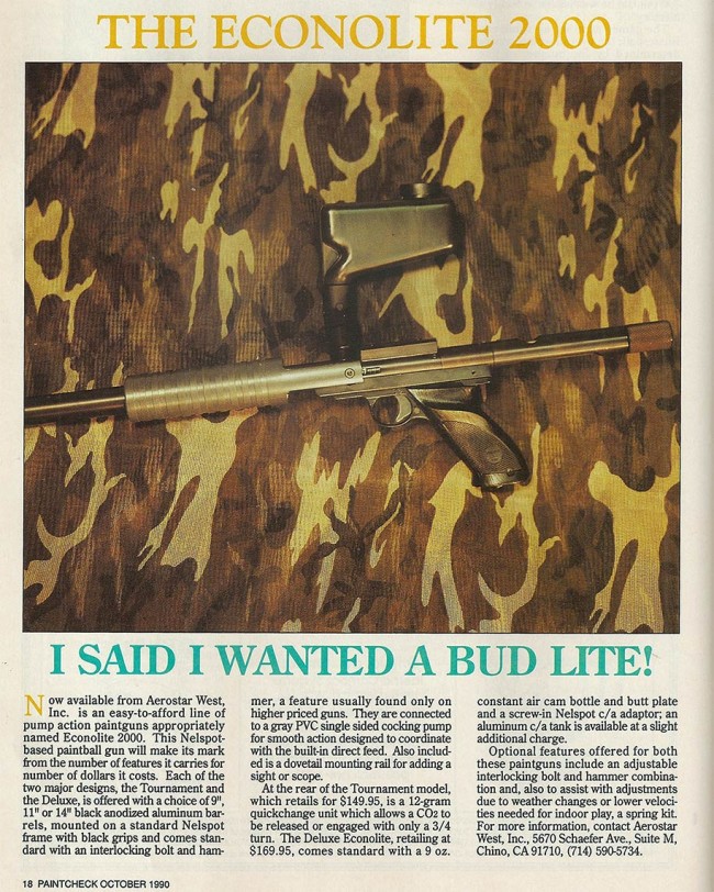 Paintcheck October 1990 write up on the Aerostar Econolite.