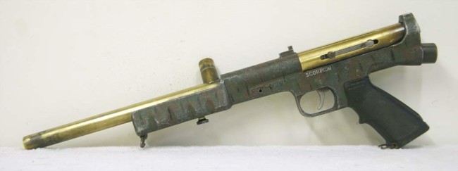 Left side of the Pursuit Supplies International Scorpion.