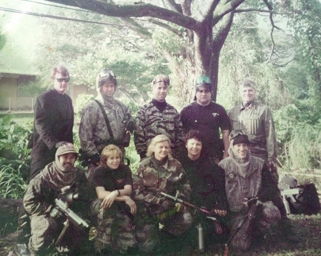 Hawaii Cup 1993 Players, photo reshot at Earon Carter Shop in 2014.
