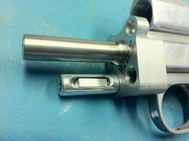 Kapp prototype 3 way mounted on a Mini B blocked Autococker.