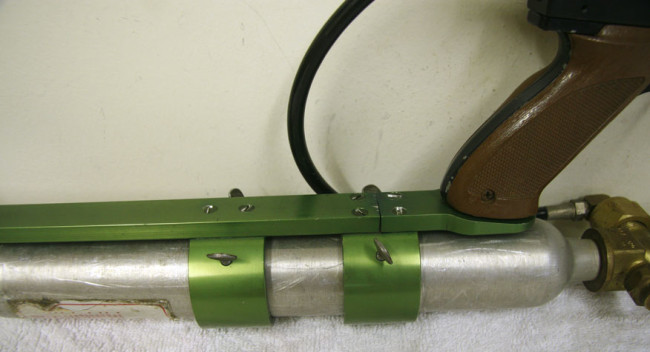 Line SI Stock, match anodized in Green.