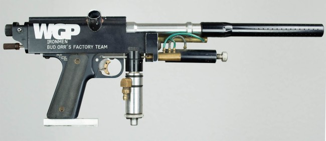 Right side of Autococker #6212, Michael Baird's Machine Gun Mike Autococker.