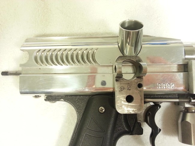 Matched serial on a Jeff Orr Autococker body and a P Block.