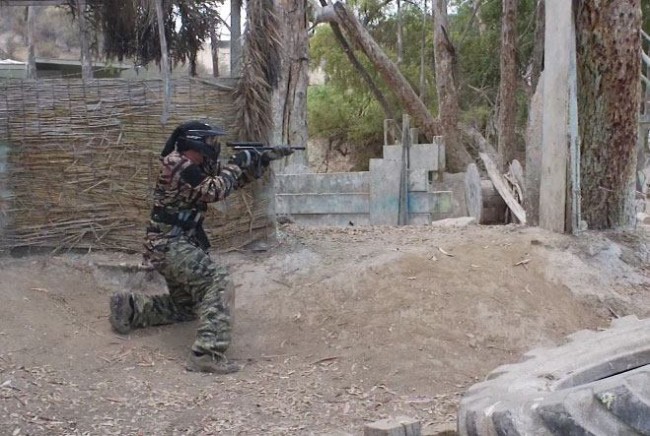 Phil Sanchez playing Stock at Jungle Island.