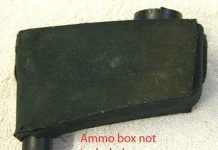 Side view of Ammo Box neoprene cover.