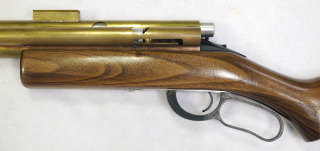 Left side lever action profile of KL-20.