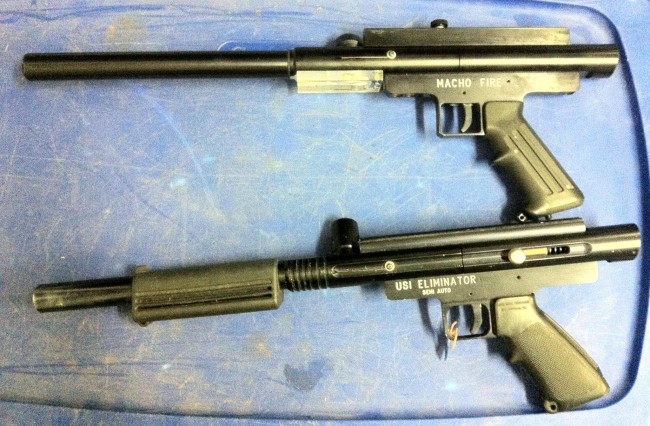 Macho Fire on the top and USI Eliminator on the bottom.