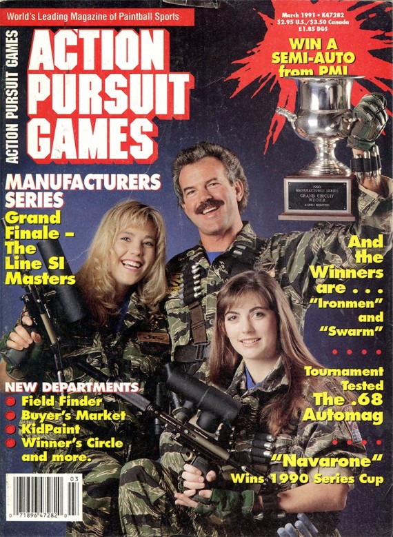 Cover of the January 1990 Action Pursuit Games.