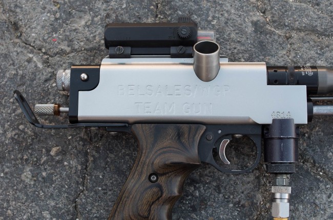 Close up on Belsales / WGP Team engraving.