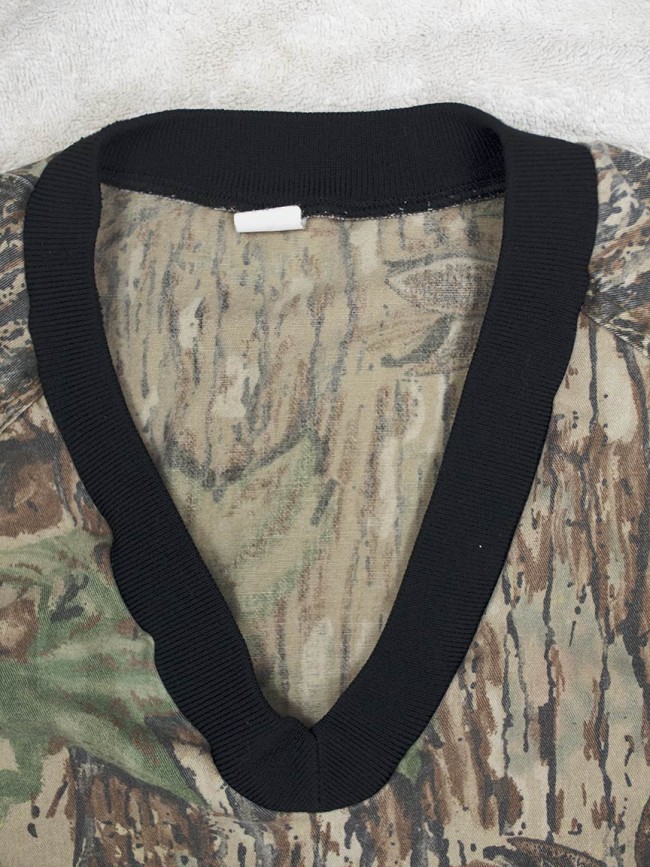 V Neck on genuine Pursuit Products Realtree pullover.