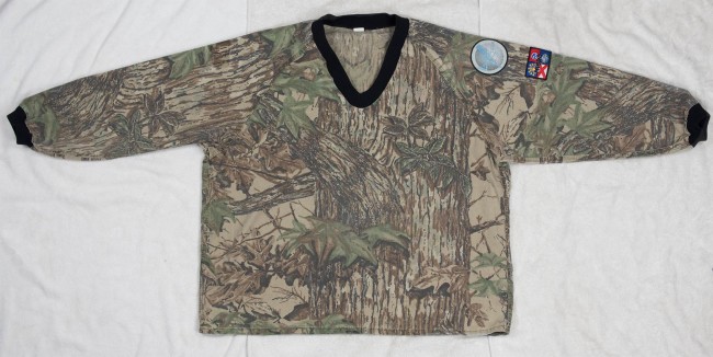 Front view of Chuck Links' Pursuit Products Realtree® pullover.