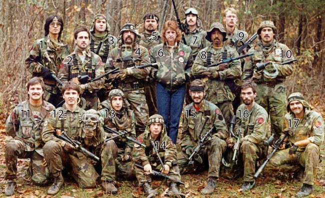 Numbered photo of the 1988 Ironmen.