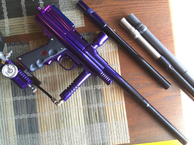 Chrstian Van Horn's Single Trigger LCD Angel with matched barrels and matched Armageddon.