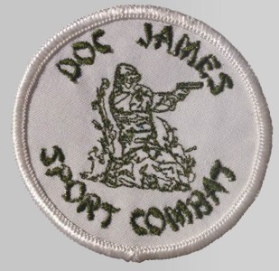 Doc James Outdoor Games patch, courtesy Jim Lively. The patch reads Sport Combat and it's possible it could be from the early 1980s.