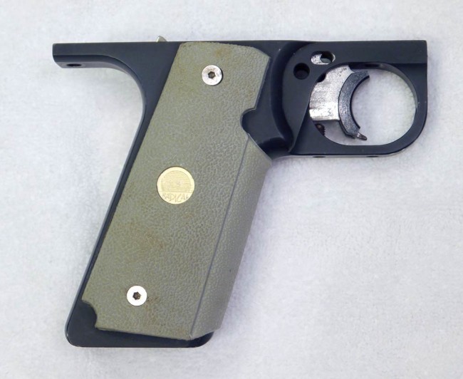 Right side of OTP grip frame with radical grips.