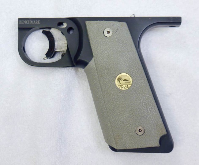 Right side of OTP grip frame with radical grips.