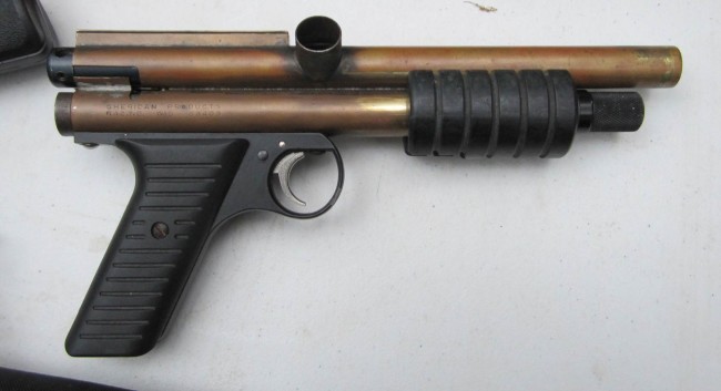 Right side view of Ted "2 Gunz" Hines' Short Barrel Tidy Bowl Annihilator.