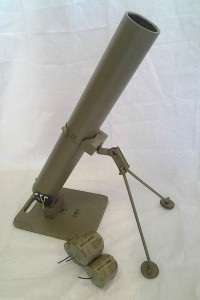 Mortar system developed and used by Joe Survival for launching Smoke and paint devices.