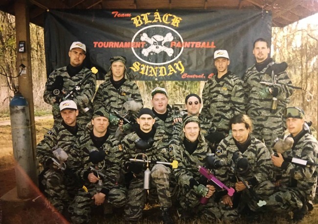 Black Sunday at the 1993 Dallas NPPL event. Photo courtesy Dan Colby.