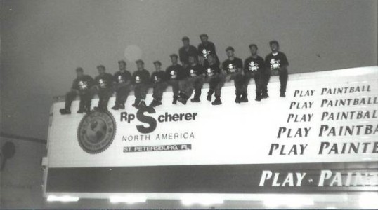 Team Image on the RPS Trailer after their 1995 World Cup Amateur win. Photo courtesy Mark Gong.