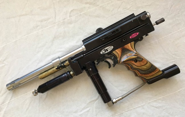 Left side of Darryl's 1990-91 Autococker Sniper.