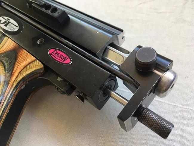 Tim Iline back block and quick pull bolt modifications, post Darryl's ownership.