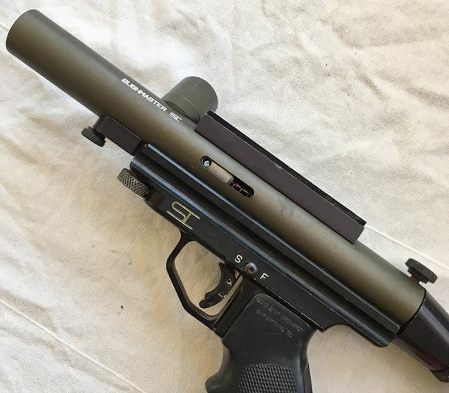 Body of Diamond Dust finish post 1990 Line Si Bushmaster without pump arm.