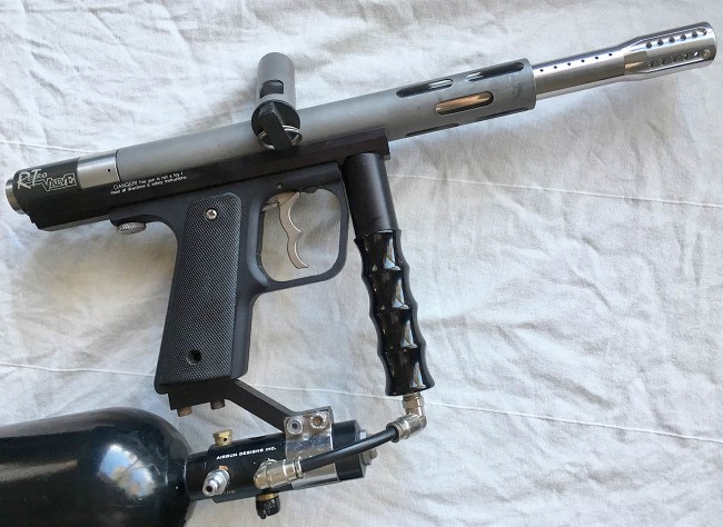 Left side of Retro Valve equipped Minimag.