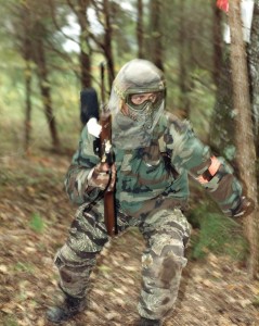 Rick Cendejas playing for the Ironmen in late 1990 with an early Palmers Hurricane.