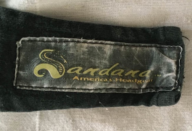 Early 1990s Sandana printed tag.