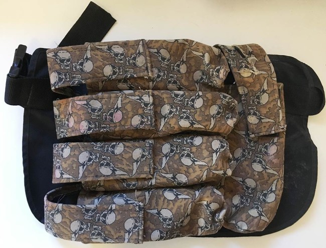 Indian Springs pack made with Sandana flying skulls pattern.