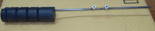 Pump from Bud Orr Sniper 1 #21 with auto trigger stops on pump rod.