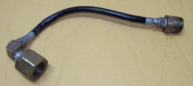 Thermo nut for tank with brass male vertical asa screw.