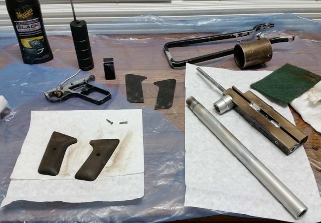 Broken down post restoration Sniper 1 #21.