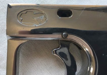 Kapp Logo cut into the side of the frame.