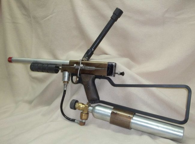 Sniper 1 #21 equipped with stick feed and thermo tank setup.