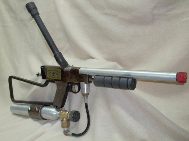 Chuck Link's Sniper 1 #21 with long barrel, stick feed and thermo tank.