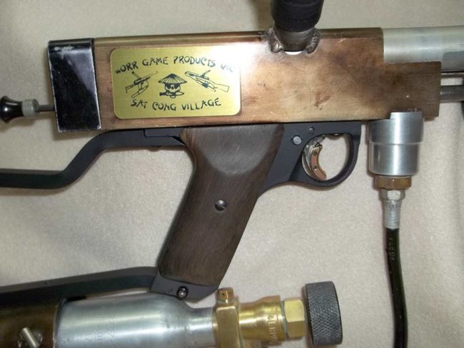 Root Beer Sniper 1 #21 with Sat Cong Village sticker on side.