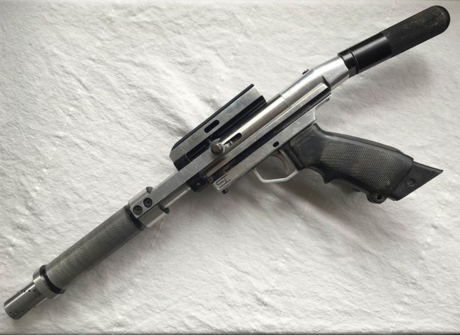 Left side of this Carter Machine Breech drop Maximaster conversion.