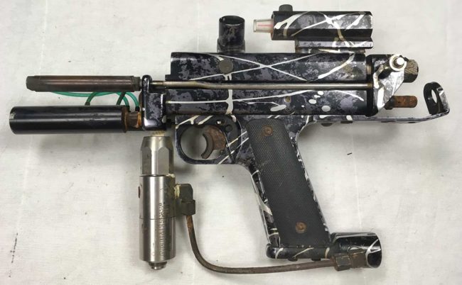 Left side view of Rick's Splash 1994 Minicocker.