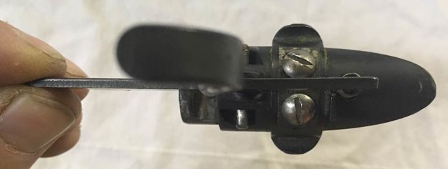 Sheridan KP2 Trigger Group top view.