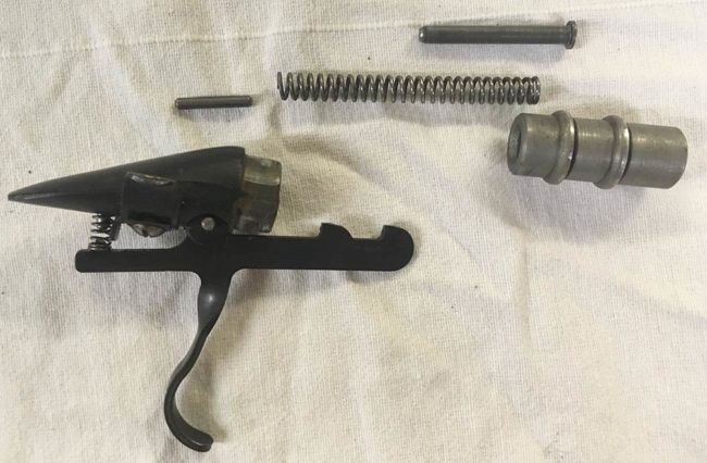 Sheridan KP2 Trigger group parts.