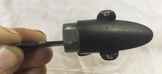 Sheridan KP2 Trigger Group top view.