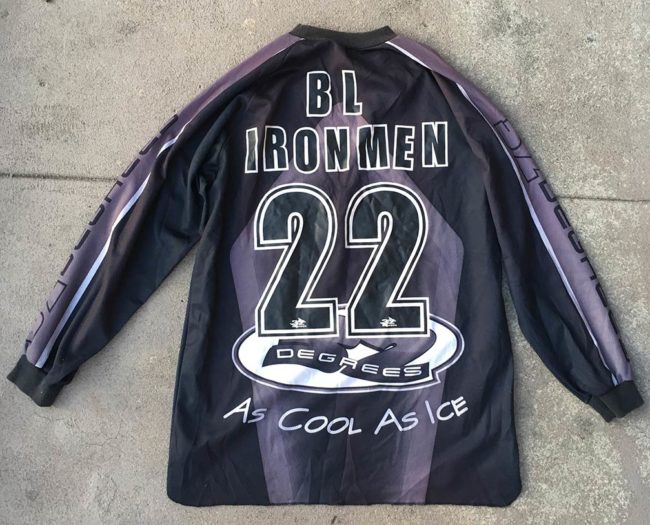 Bob Long Ironmen 32 Degrees "As Cool As Ice" Jersey from local seller. Unclear if legitimate.