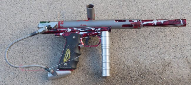 Benji's Oh-Mag in reg and black splash. Right side view.