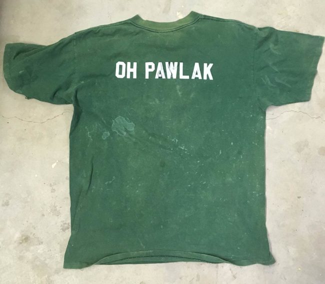 Oh Pawlak shirt back side.