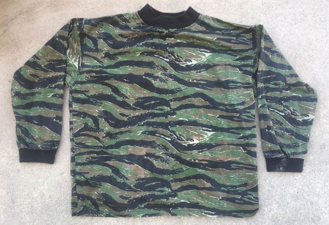 Unbranded exterior Renegade Tiger Stipe pullover.