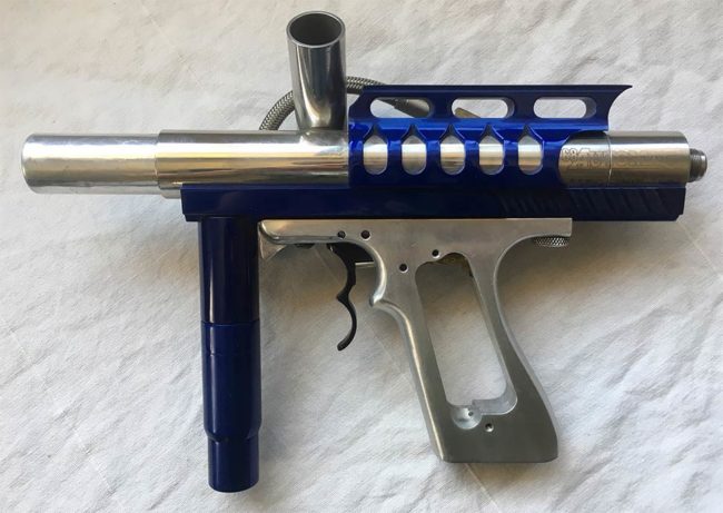 Left side of John Coleman's Automag cut at Carter Machine c.1995-98.