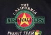 The California Bushwackers logo on the back of Bushwacker patch on the front of John Coleman's Bushwacker letterman jacket. Photo courtesy John Coleman.